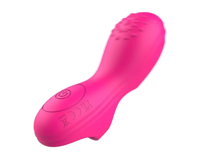 Mini Vibrador Dedal Silicona Medica 10 Ritmos Sex Toy